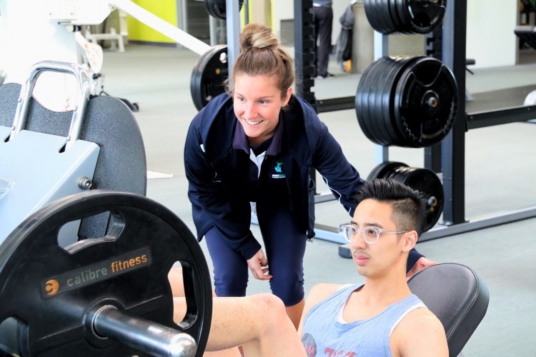 Tiaan in the gym - August 2016