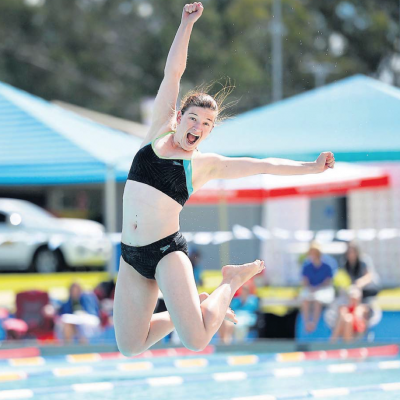 Cindy Dunn - Shepp MS Mega Swim - Aquamoves - from The Shepparton News 20 February 2017