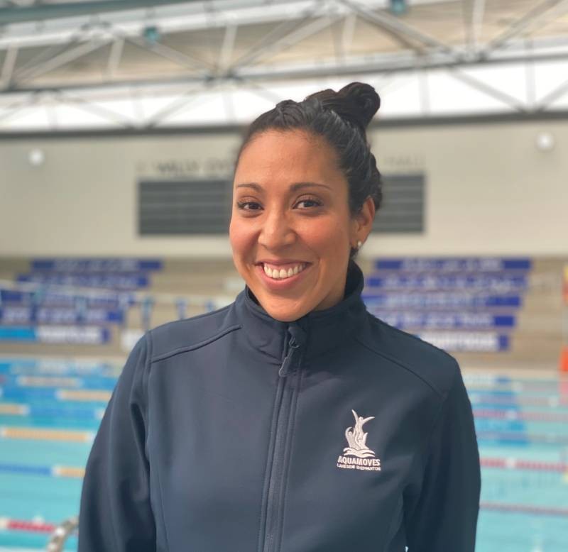 Aquamoves Aquatic Program and Education Coordinator Liliana Angeles