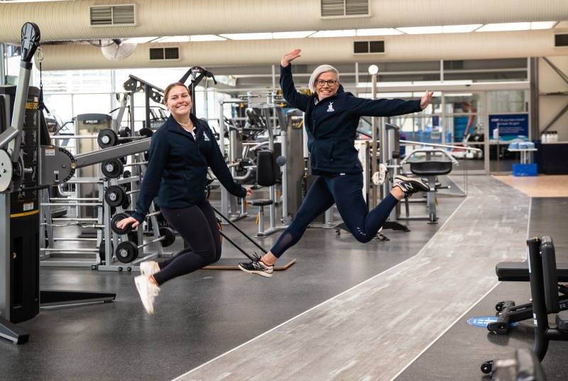The Aquamoves team (including Maicy and Elise pictured here) have been busy over the past weeks preparing the centre for a re-open and are excited to have you return. 